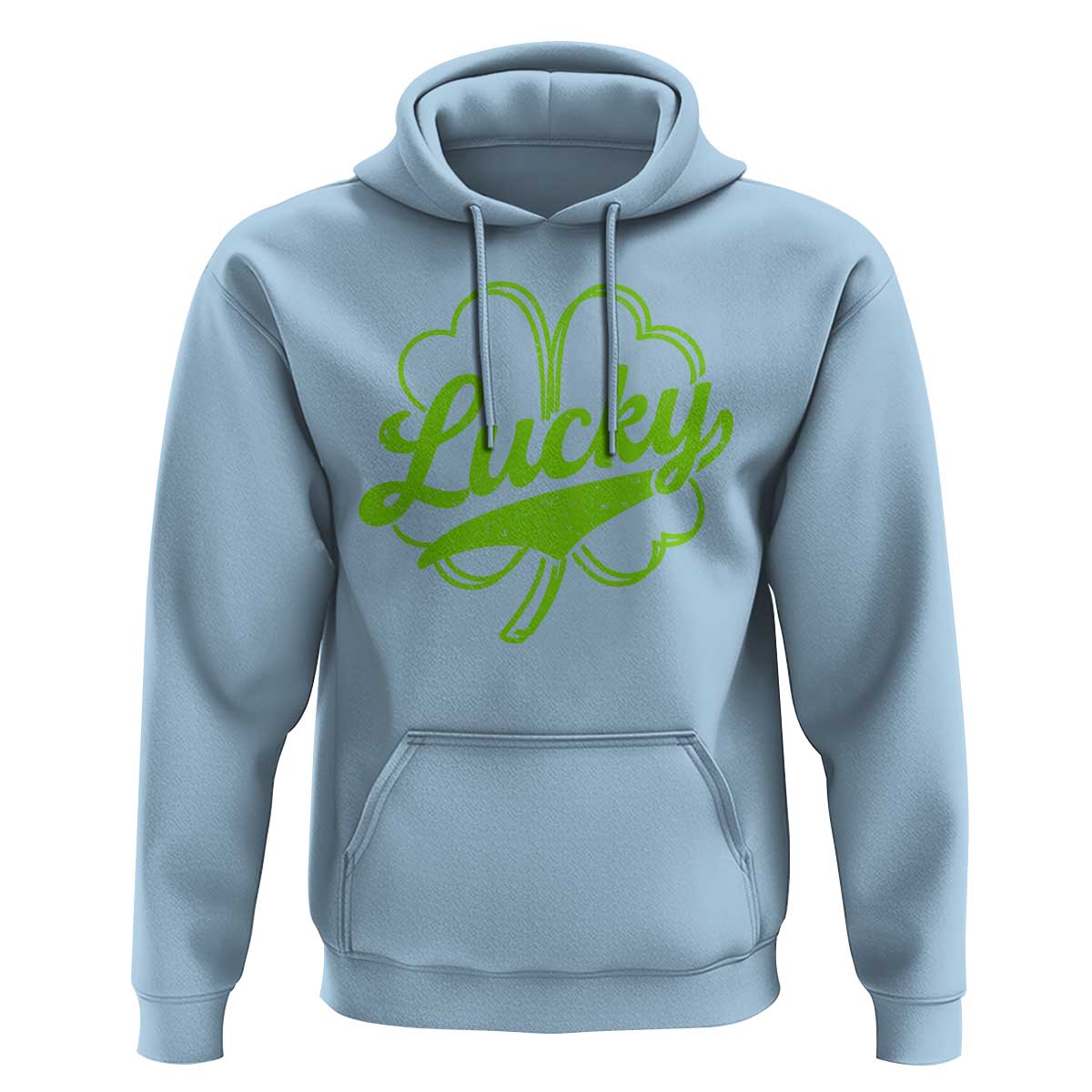 Vintage Lucky Shamrock Hoodie Irish St Patricks Day