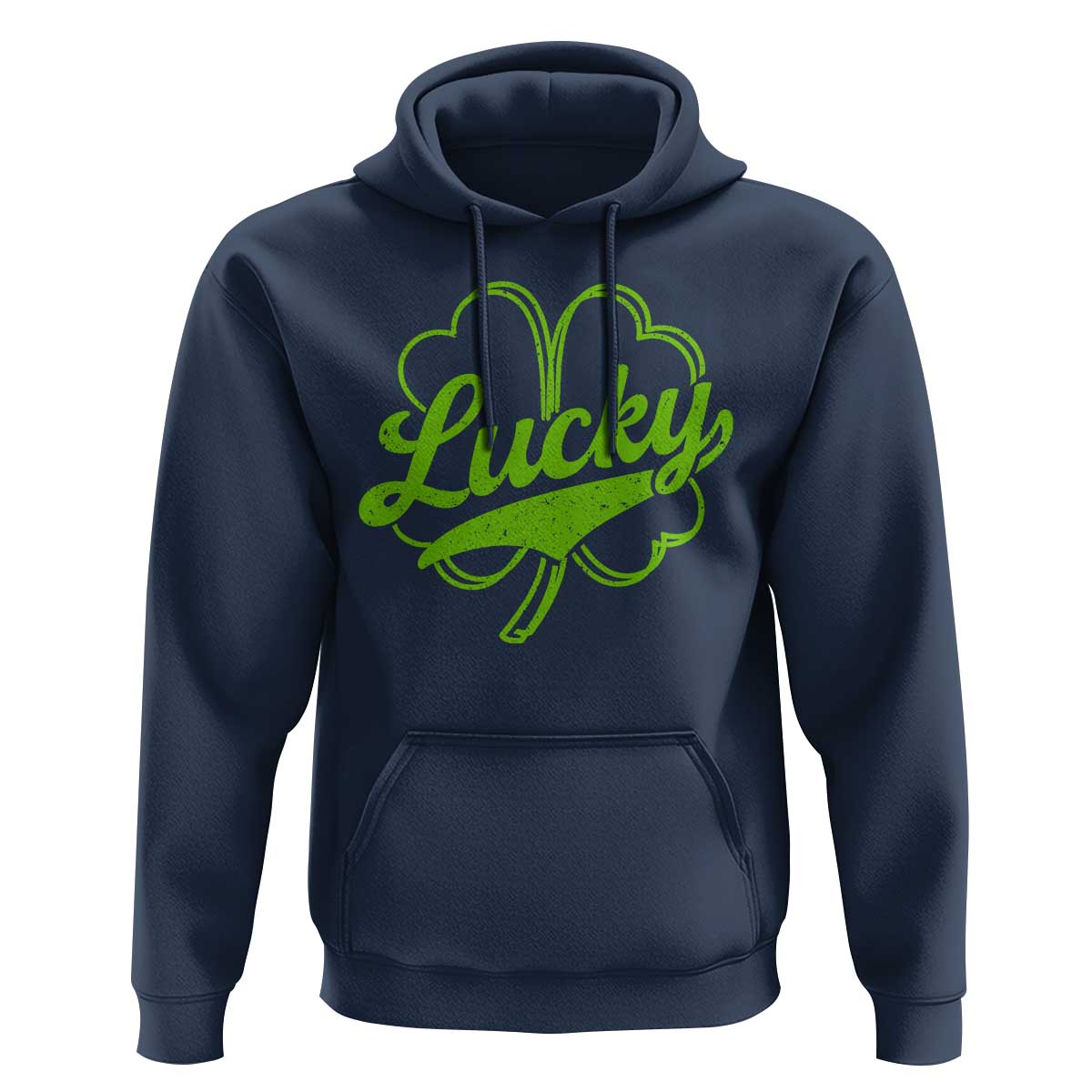 Vintage Lucky Shamrock Hoodie Irish St Patricks Day