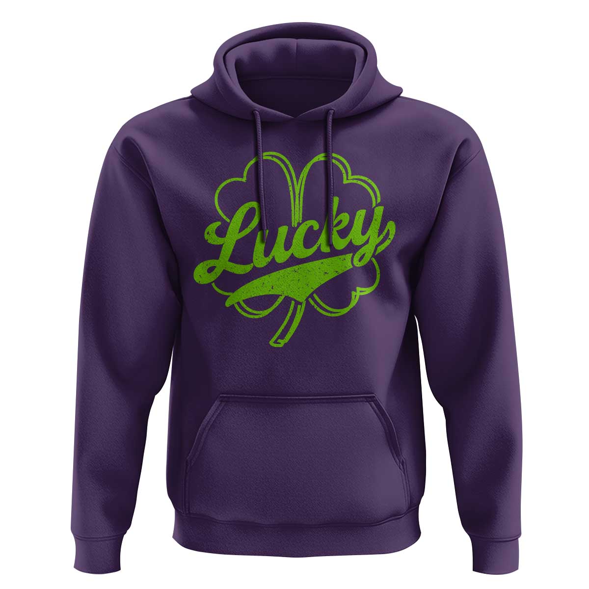 Vintage Lucky Shamrock Hoodie Irish St Patricks Day