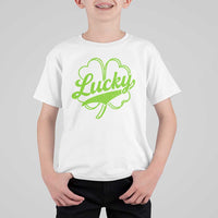 Vintage Lucky Shamrock T Shirt For Kid Irish St Patricks Day