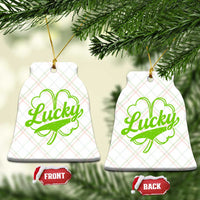 Vintage Lucky Shamrock Ceramic Ornament Irish St Patricks Day