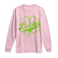 Vintage Lucky Shamrock Long Sleeve Shirt Irish St Patricks Day