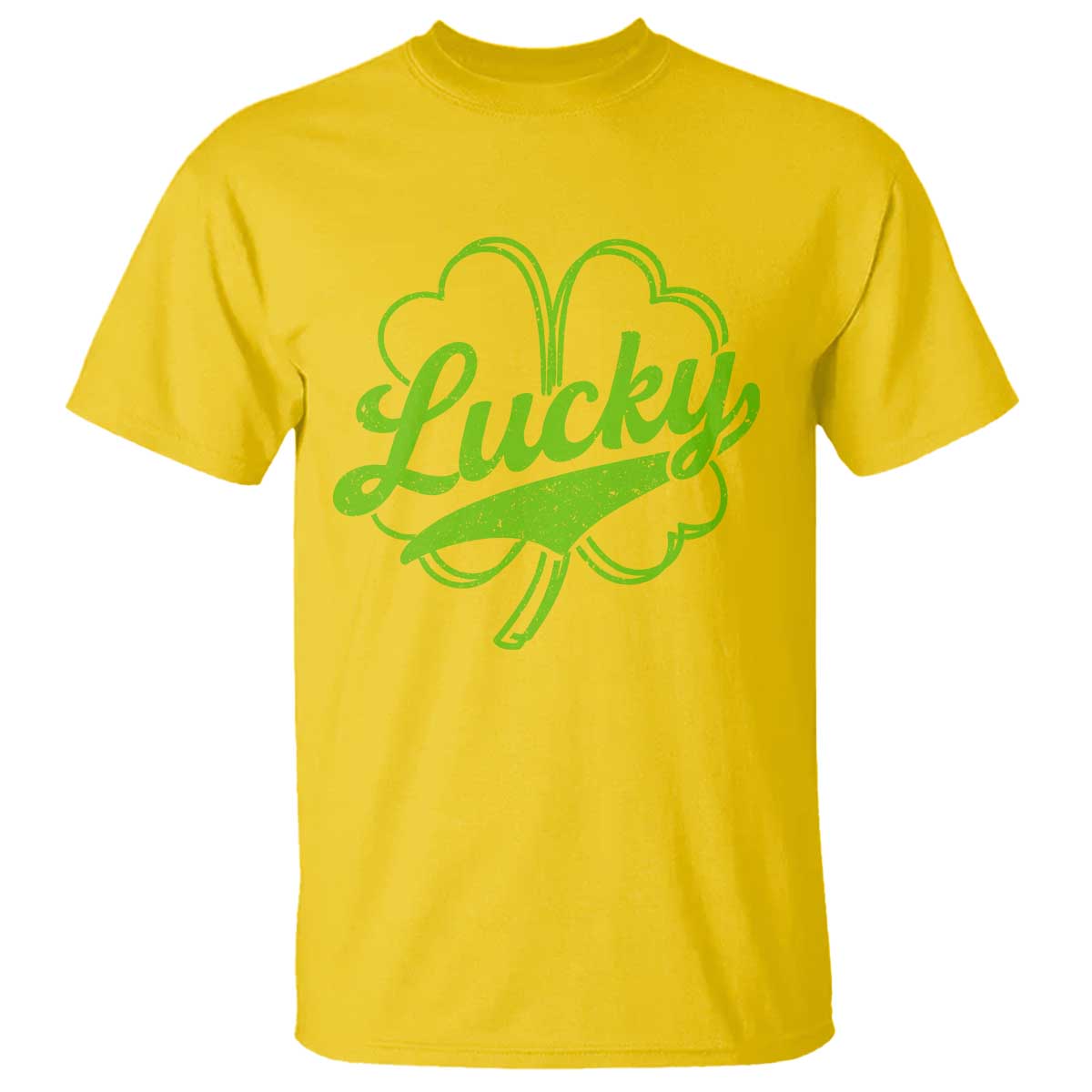 Vintage Lucky Shamrock T Shirt Irish St Patricks Day