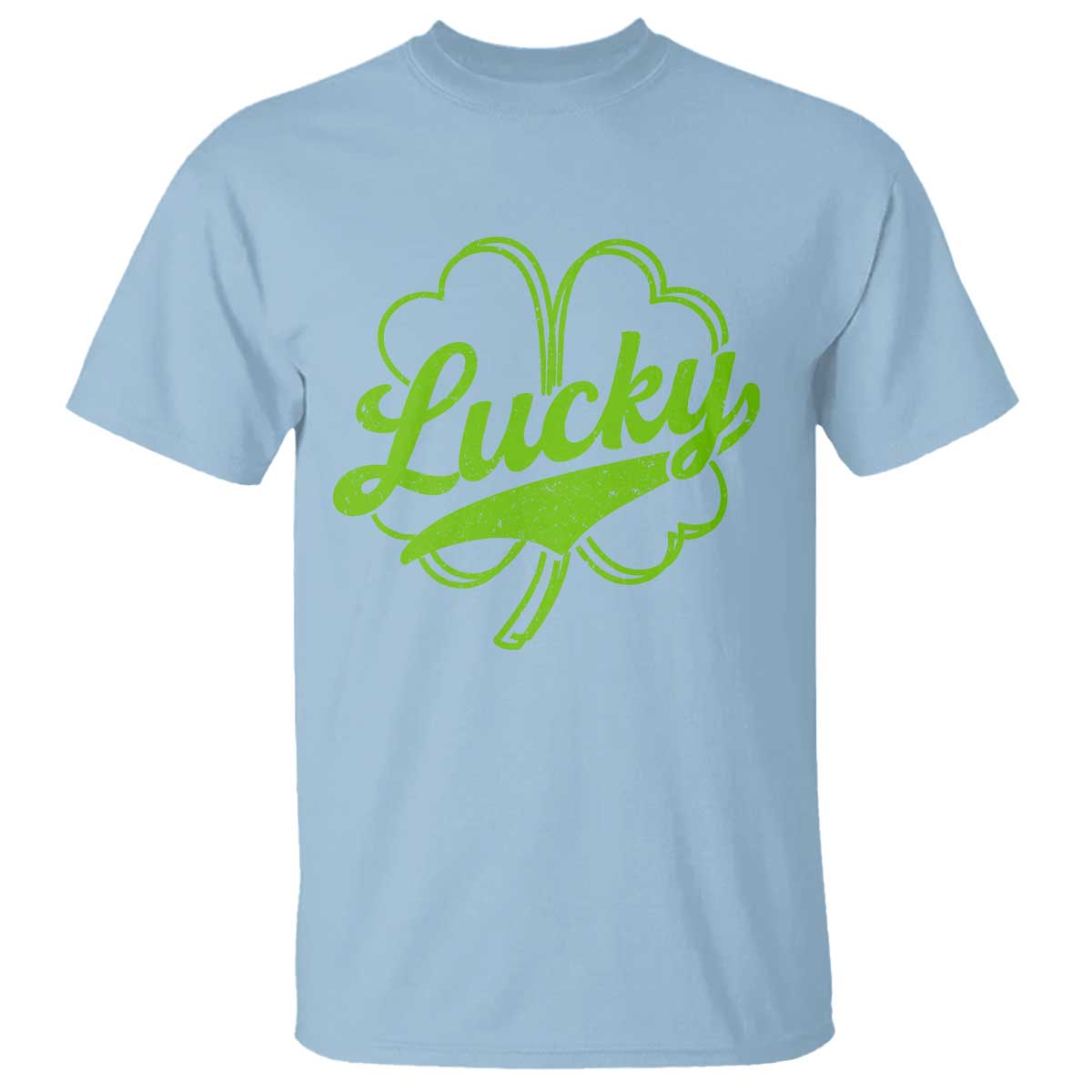 Vintage Lucky Shamrock T Shirt Irish St Patricks Day
