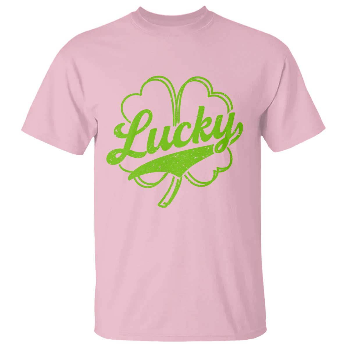 Vintage Lucky Shamrock T Shirt Irish St Patricks Day