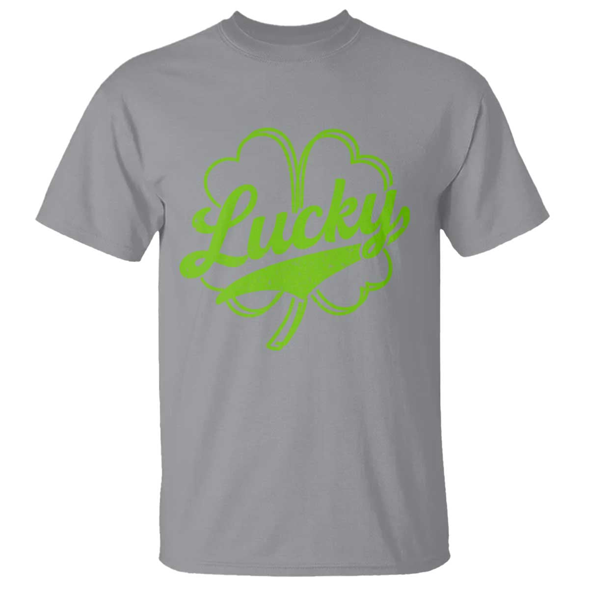 Vintage Lucky Shamrock T Shirt Irish St Patricks Day