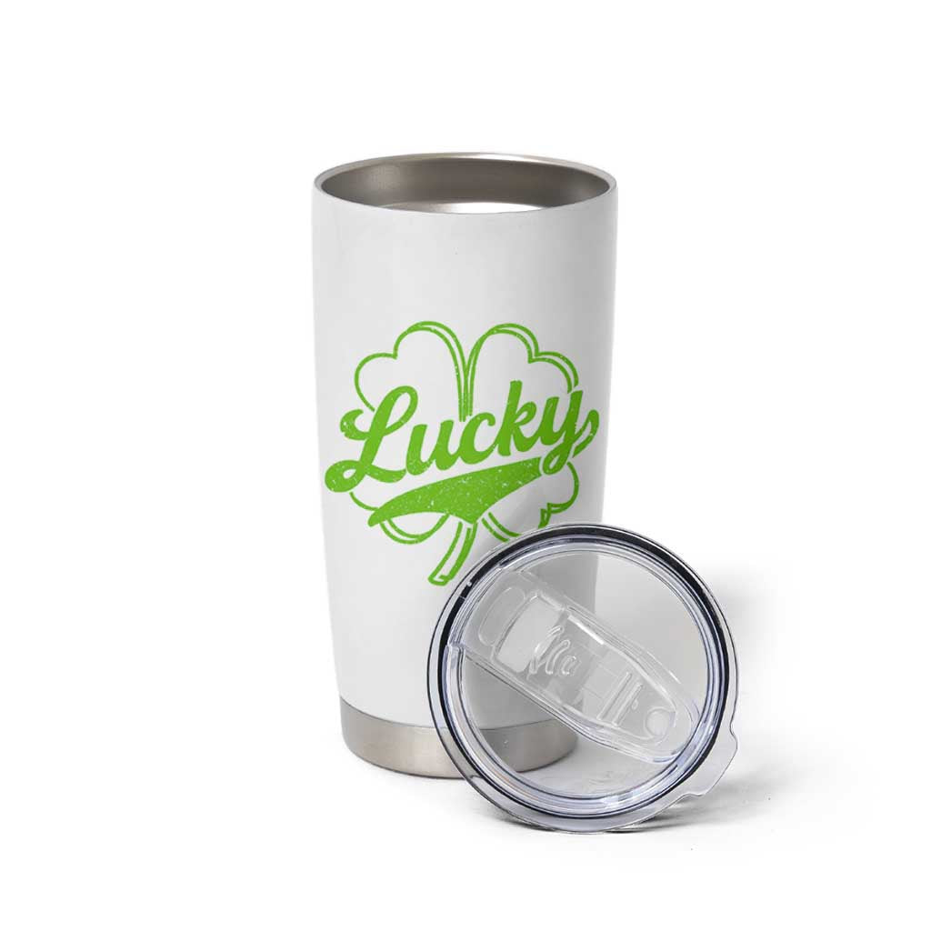 Vintage Lucky Shamrock Tumbler Cup Irish St Patricks Day