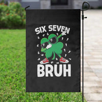 Funny Irish St Patricks Day Shamrock 67 Meme Garden Flag Six Seven Bruh Gen Alpha Slang