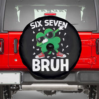 Funny Irish St Patricks Day Shamrock 67 Meme Spare Tire Cover Six Seven Bruh Gen Alpha Slang