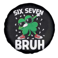 Funny Irish St Patricks Day Shamrock 67 Meme Spare Tire Cover Six Seven Bruh Gen Alpha Slang