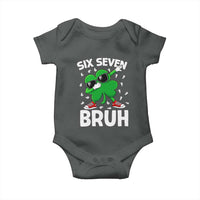 Funny Irish St Patricks Day Shamrock 67 Meme Baby Onesie Six Seven Bruh Gen Alpha Slang