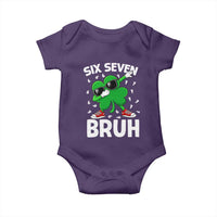 Funny Irish St Patricks Day Shamrock 67 Meme Baby Onesie Six Seven Bruh Gen Alpha Slang