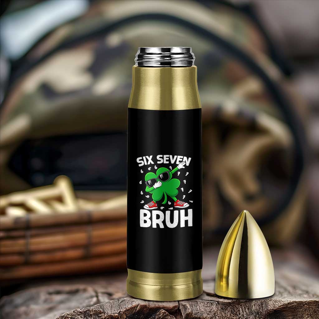 Funny Irish St Patricks Day Shamrock 67 Meme Bullet Tumbler Six Seven Bruh Gen Alpha Slang