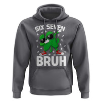Funny Irish St Patricks Day Shamrock 67 Meme Hoodie Six Seven Bruh Gen Alpha Slang