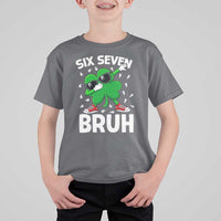 Funny Irish St Patricks Day Shamrock 67 Meme T Shirt For Kid Six Seven Bruh Gen Alpha Slang