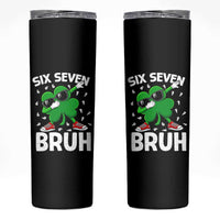 Funny Irish St Patricks Day Shamrock 67 Meme Skinny Tumbler Six Seven Bruh Gen Alpha Slang