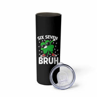 Funny Irish St Patricks Day Shamrock 67 Meme Skinny Tumbler Six Seven Bruh Gen Alpha Slang