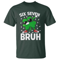 Funny Irish St Patricks Day Shamrock 67 Meme T Shirt Six Seven Bruh Gen Alpha Slang