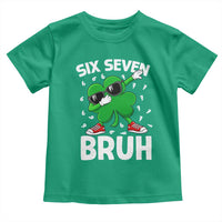 Funny Irish St Patricks Day Shamrock 67 Meme Toddler T Shirt Six Seven Bruh Gen Alpha Slang