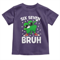 Funny Irish St Patricks Day Shamrock 67 Meme Toddler T Shirt Six Seven Bruh Gen Alpha Slang