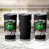 Funny Irish St Patricks Day Shamrock 67 Meme Tumbler Cup Six Seven Bruh Gen Alpha Slang