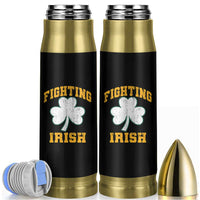 Vintage Fighting Irish Bullet Tumbler Retro History Gold Shamrock