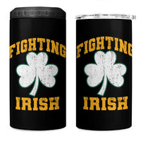 Vintage Fighting Irish 4 in 1 Can Cooler Tumbler Retro History Gold Shamrock