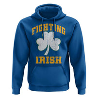 Vintage Fighting Irish Hoodie Retro History Gold Shamrock