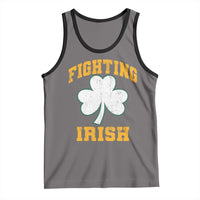 Vintage Fighting Irish Tank Top Retro History Gold Shamrock
