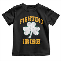 Vintage Fighting Irish Toddler T Shirt Retro History Gold Shamrock