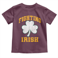 Vintage Fighting Irish Toddler T Shirt Retro History Gold Shamrock