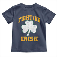 Vintage Fighting Irish Toddler T Shirt Retro History Gold Shamrock