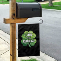Funny Irish St Patricks Day Im The Redhead Garden Flag Retro Vintage Lucky Shamrock