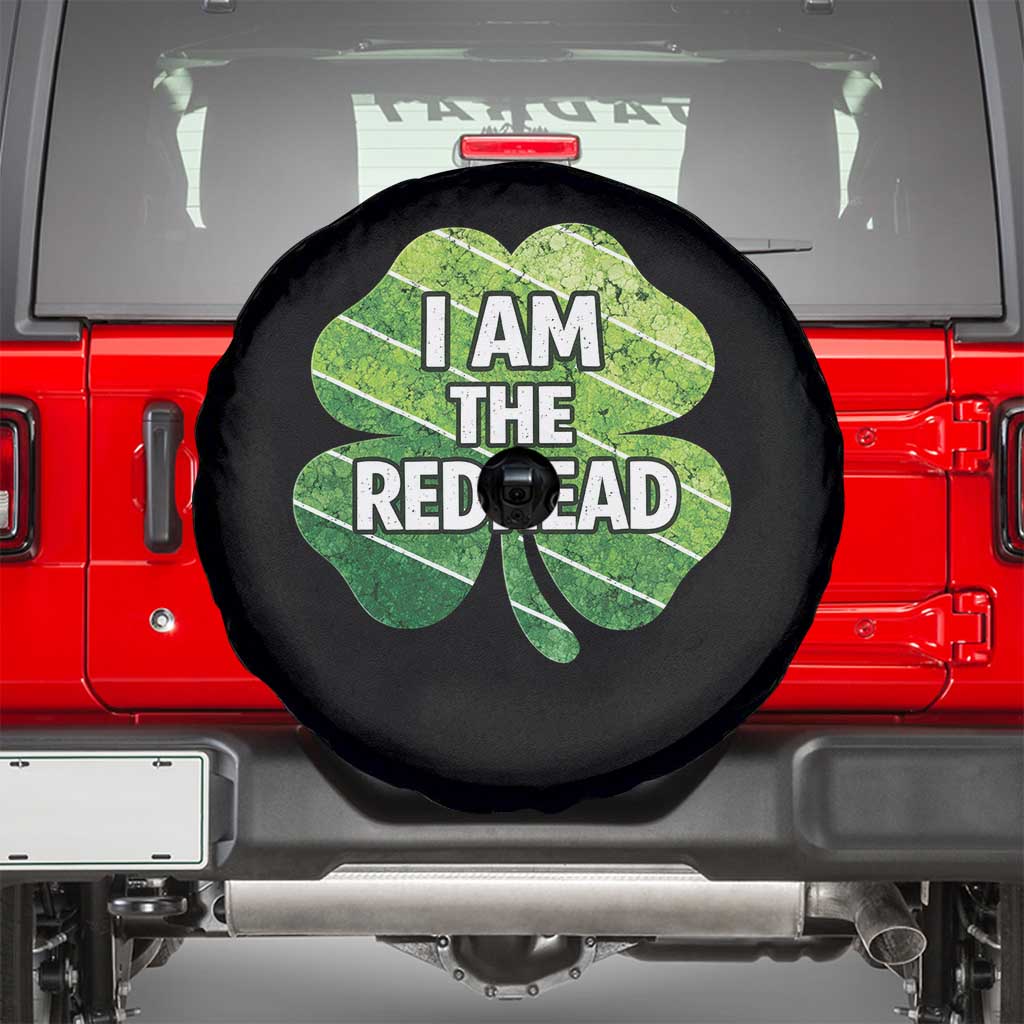 Funny Irish St Patricks Day Im The Redhead Spare Tire Cover Retro Vintage Lucky Shamrock