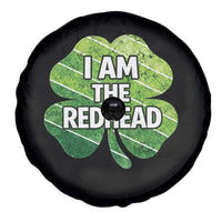 Funny Irish St Patricks Day Im The Redhead Spare Tire Cover Retro Vintage Lucky Shamrock
