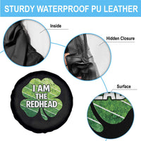 Funny Irish St Patricks Day Im The Redhead Spare Tire Cover Retro Vintage Lucky Shamrock