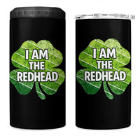 Funny Irish St Patricks Day Im The Redhead 4 in 1 Can Cooler Tumbler Retro Vintage Lucky Shamrock