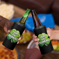 Funny Irish St Patricks Day Im The Redhead 4 in 1 Can Cooler Tumbler Retro Vintage Lucky Shamrock
