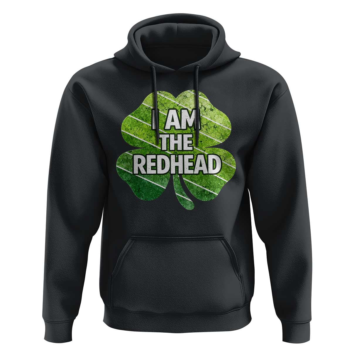 Funny Irish St Patricks Day Im The Redhead Hoodie Retro Vintage Lucky Shamrock