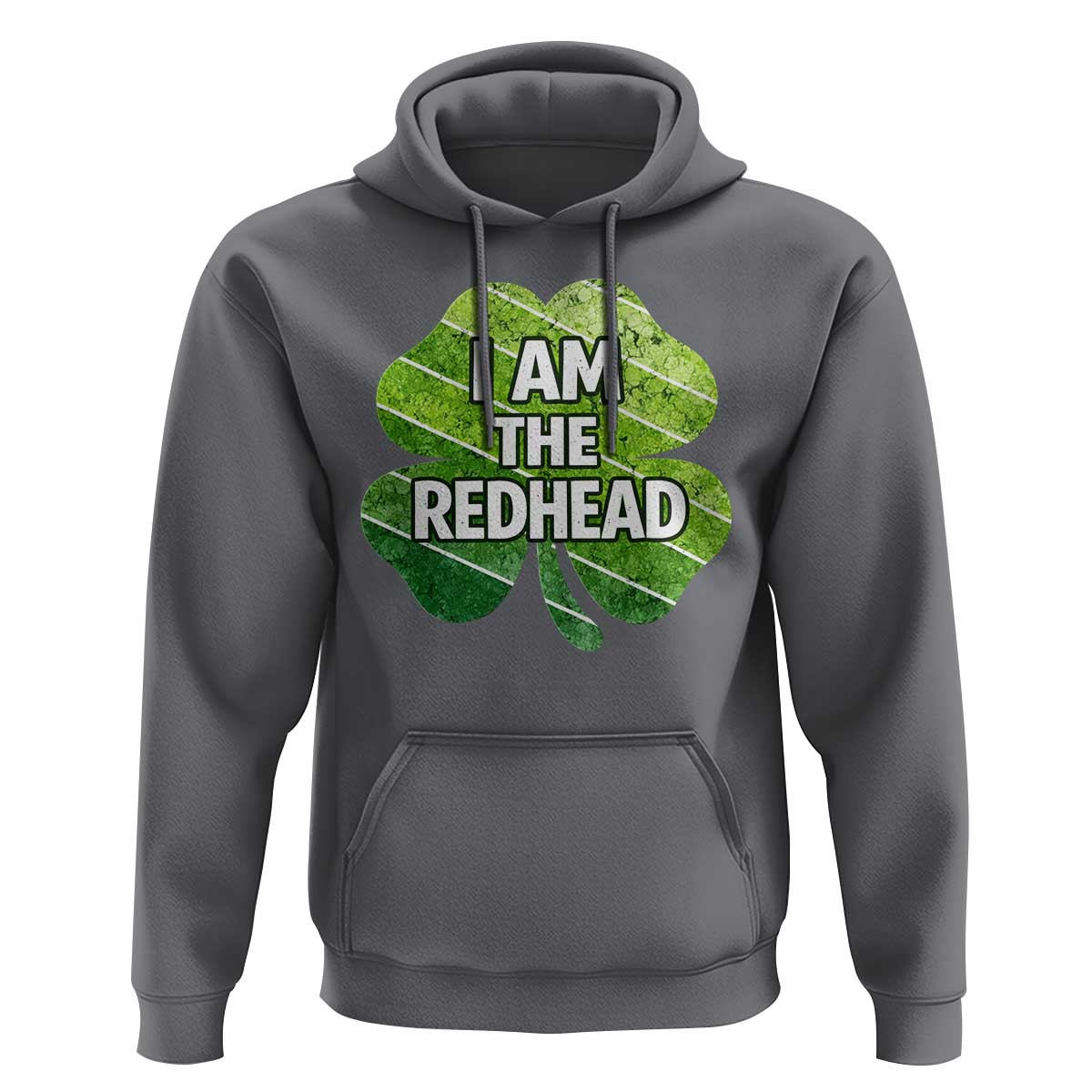 Funny Irish St Patricks Day Im The Redhead Hoodie Retro Vintage Lucky Shamrock