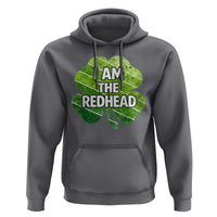Funny Irish St Patricks Day Im The Redhead Hoodie Retro Vintage Lucky Shamrock