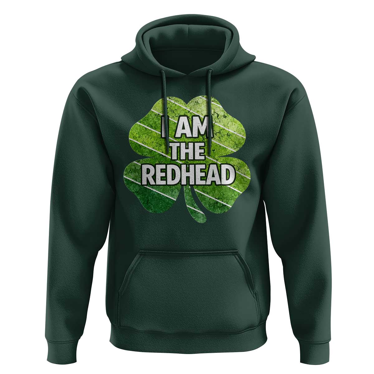 Funny Irish St Patricks Day Im The Redhead Hoodie Retro Vintage Lucky Shamrock