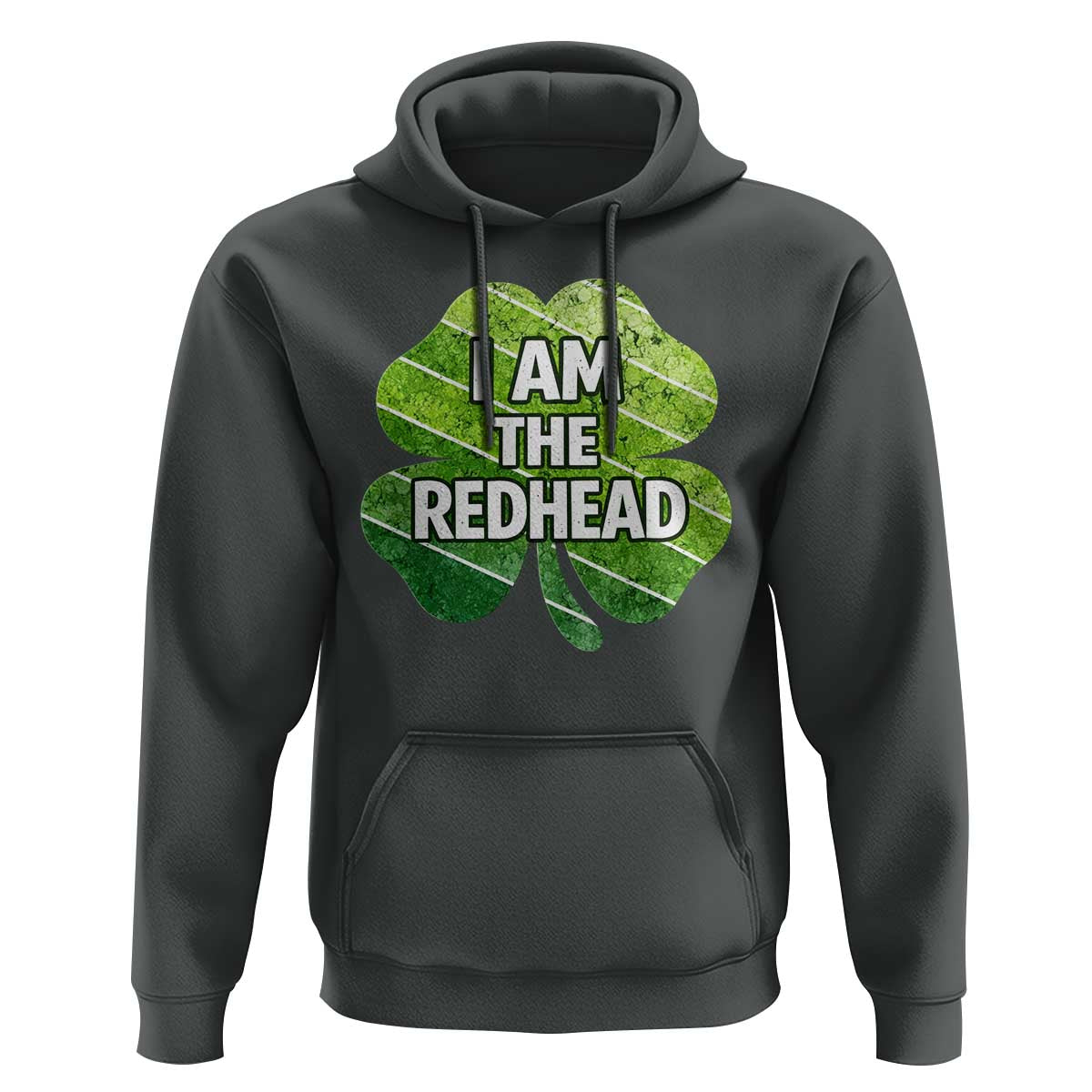 Funny Irish St Patricks Day Im The Redhead Hoodie Retro Vintage Lucky Shamrock
