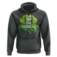 Funny Irish St Patricks Day Im The Redhead Hoodie Retro Vintage Lucky Shamrock