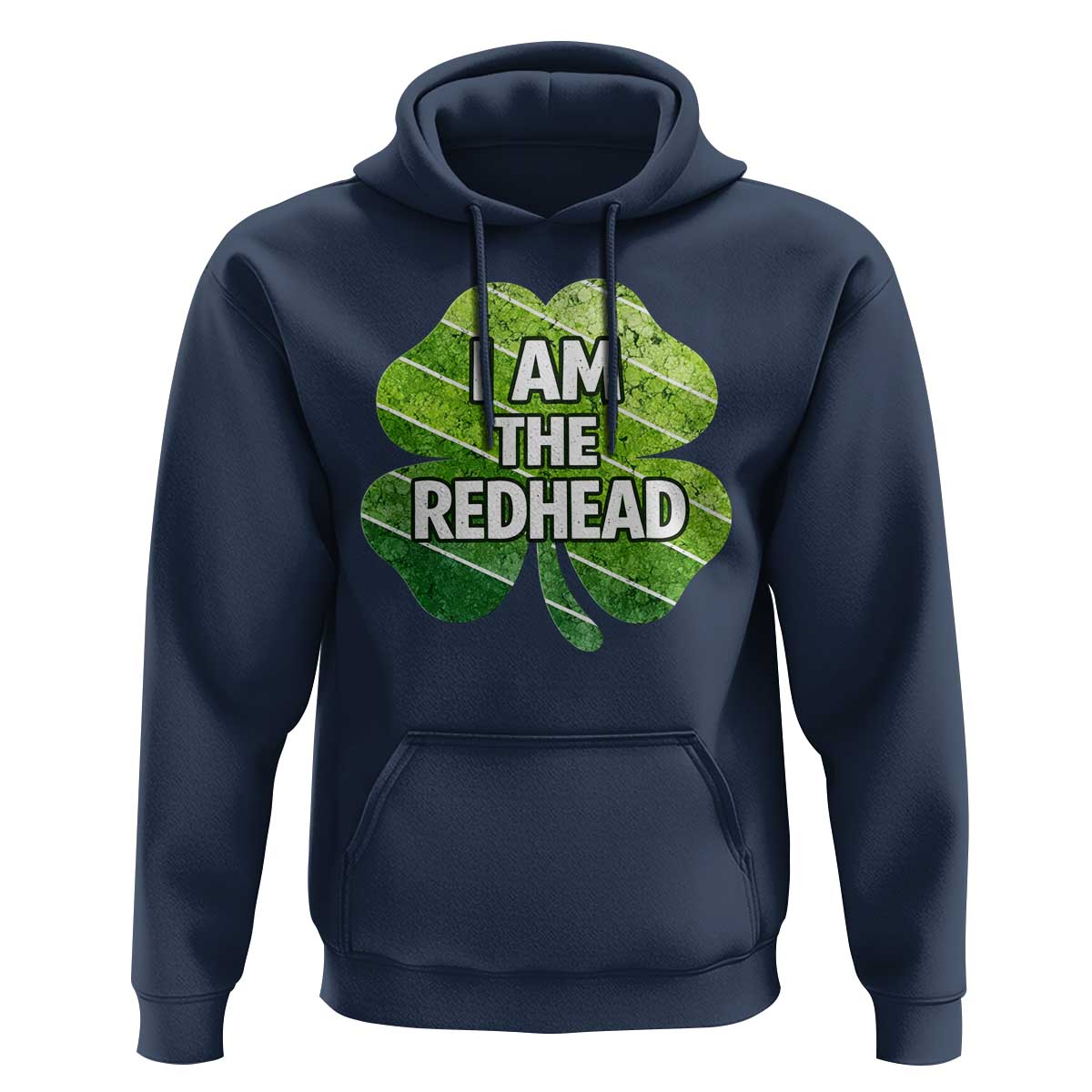 Funny Irish St Patricks Day Im The Redhead Hoodie Retro Vintage Lucky Shamrock