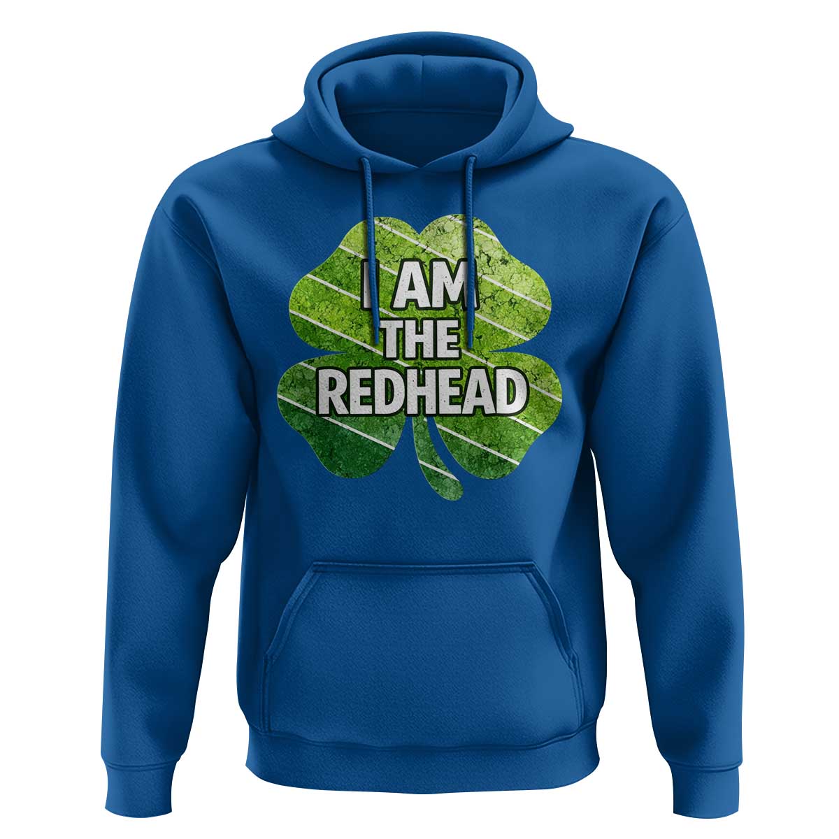 Funny Irish St Patricks Day Im The Redhead Hoodie Retro Vintage Lucky Shamrock