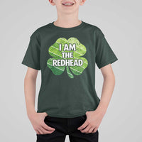 Funny Irish St Patricks Day Im The Redhead T Shirt For Kid Retro Vintage Lucky Shamrock