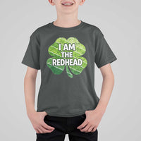 Funny Irish St Patricks Day Im The Redhead T Shirt For Kid Retro Vintage Lucky Shamrock