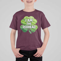 Funny Irish St Patricks Day Im The Redhead T Shirt For Kid Retro Vintage Lucky Shamrock
