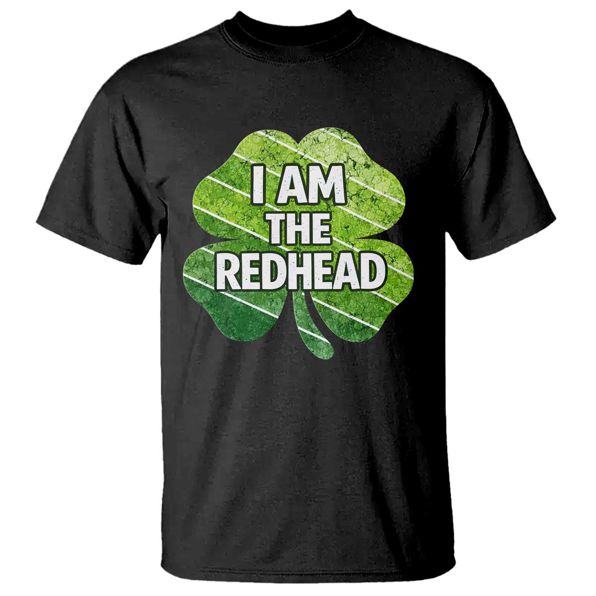 Funny Irish St Patricks Day Im The Redhead T Shirt Retro Vintage Lucky Shamrock